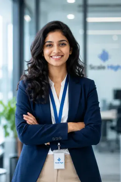 Professional Indian Woman in Office